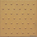 Accesibilidad 40x40 - Loseta Podotactil Alerta 40x40 c/Pupitos amarilla c/Cem. Gris - BLANGINO