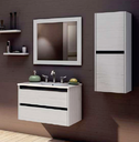 Muebles Schneider - Linea: Nature - VANITORY COLGANTE 100 PIANO Color: BLANCO TEXTURADO - VC100PITXB
