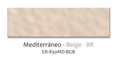 [ER-830MD-BGB] ER-830MD-BGB - Mediterraneo - 8.5x30 - Beige - Brillante  - Colores Solidos