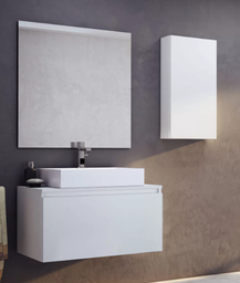 [VC60CTB] Muebles Schneider - Linea: City - VANITORY COLGANTE 60 CITY PVC Color: BLANCO - VC60CTB