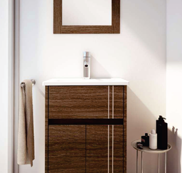 [V80NAW] Muebles Schneider - Linea: Nature - VANITORY 80 NATURE Color: WENGUE - V80NAW