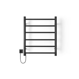 [COCO-1119+] ATRIM - TOALLERO ELÉC. COCO FLOW 60x50x11cm NEGRO MATE